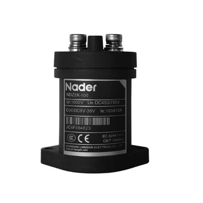 Nader NDZ3X DC 접촉기 1000V DC 50A 보조 접점이 있는 상시 개방 접점 12V